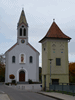 Trafoturm und Kirchturm 1