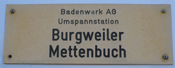 Umspannstation Burgweiler Mettenbuch 1