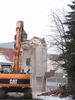 Abbruch des Trafoturms Sulzdorf 3