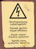 Warnschild in Berlin Lichterfelde
